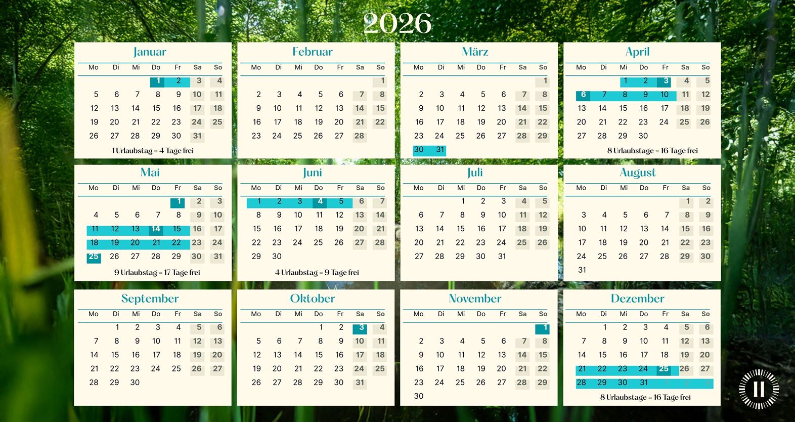 Brückentage 2026: Urlaub clever planen